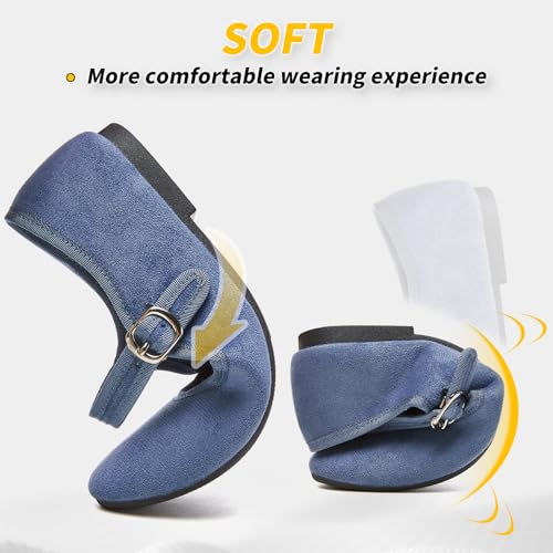 Image of BABUDOG Womens Mary Jane Flats with Strap,Faux Suede Black Flats Shoes,Flats Shoes Women Dressy Comfortable