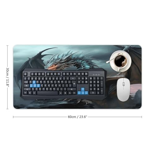 Cool Dragon Desk Pad protector para escritorio de goma miniatura 2