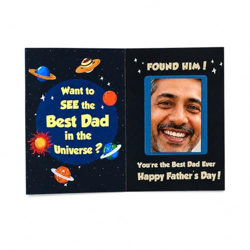 Image of Oye Happy - Magic Mirror Card for Dad - Father's Day Greeting Card with Mirror Surprise | Best Dad Ever Gift Card