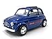 modellismo in scala fiat modello 500 in scala 1:36 (Blue)