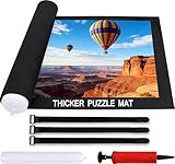 Puzzelmatten für Puzzle Bis 1000, Puzzle Teppich Matte, Teppich für bis zu 1500 Teile, Praktisches Zubehör zur Aufbewahrung von Puzzles, Jigsaw Mat