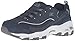 Skechers Sport Women's D'lites Integrity Fashion Sneaker, Navy/White, 8 M US