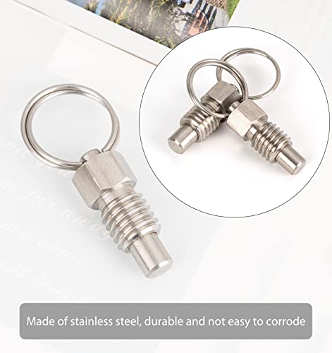 HYGMPDAS Spring Plungers - Spring Plunger with Pull Ring, 3 PCS (1/2"-13 Thread Size)