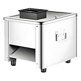 QuinteZhenTially Máquina Cortadora Cubos Carne Triturada,Cortar Carne Acero Inoxidable,Cortadora Carnes Comercial,Velocidad Cuchilla 450 RPM,para Mejorar Eficiencia Preparación Comidas 7mm