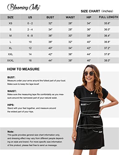 Blooming Jelly Womens Work Dresses T Shirt Dress Short Sleeve Dress Bodycon Dresses Business Elegant Dresses（Large, Green #TOP6