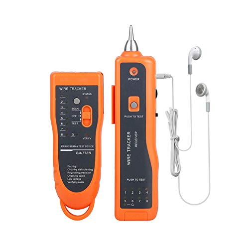 ATian RJ11 RJ45 Cat5 Cat6 Telephone Wire Tracker Tracer Toner Ethernet LAN Network Cable Tester Detector Line Finder