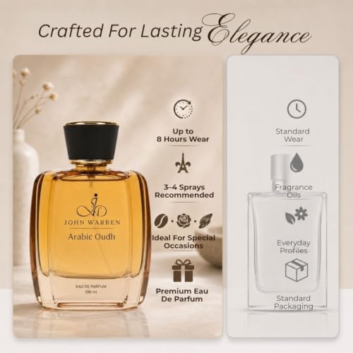 John Warren Arabic Oudh Eau De Parfum 100ml - Image 3