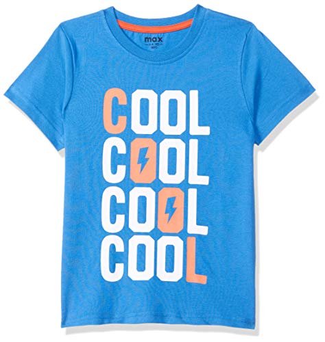 Image of Max Boys Printed Crew Neck T-Shirt