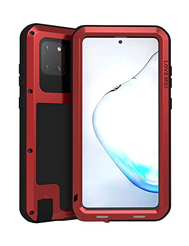 Coque Samsung S10 Lite antichoc rouge idéale pour le sport outdoor et les chantiers