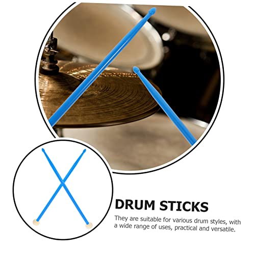Baquetas de nylon durables para jazz y percusión color azul cielo miniatura 3