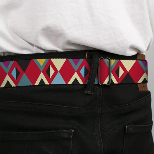 Cinturón de seguridad Geometric9 multicolor para personalizar el interior de tu coche clásico 4
