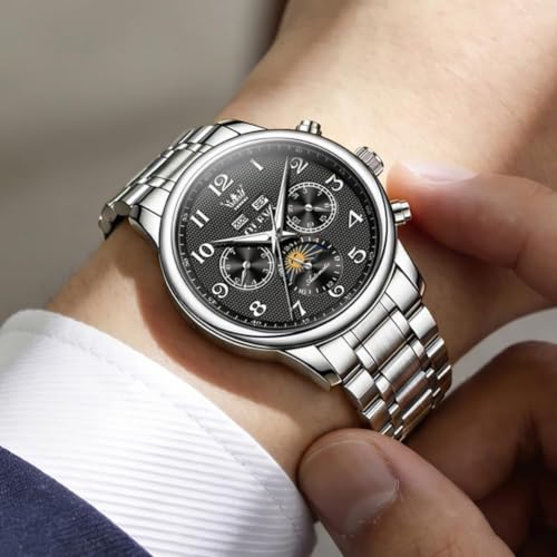 Image of OLEVS Watches for Men Automatic Mechanical Self Winding Watch Business Dress Wrist Watch