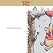 Disney Winnie the Pooh Tab Journal Notebook, Spiral Bound, 96 Lined Pages, 8 x 7 inches -White