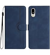 Gedurya BASIO active2 ケース 手帳型 au SHG12 ケース BASIO active SHG09 スマホケース 通用 帽子 シェイプ シンプルスマホ7 ケース 手帳型 ...