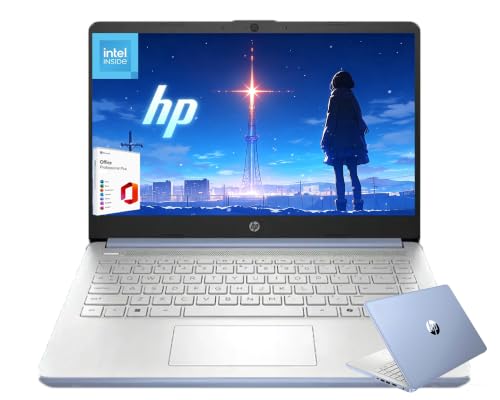 Image of Customized Elite HP 14 inch HD Laptop, 4GB RAM|128GB UFS, Intel Quad-Core N150
