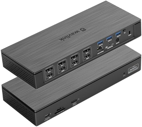 Amazon.com: Plugable USB C Docking Station Dual Monitor, 11-in-1, USB4 ...
