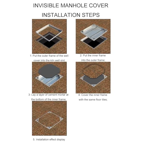 Grille de canalisation pour garage, évacuation rapide des eaux de pluie - 5