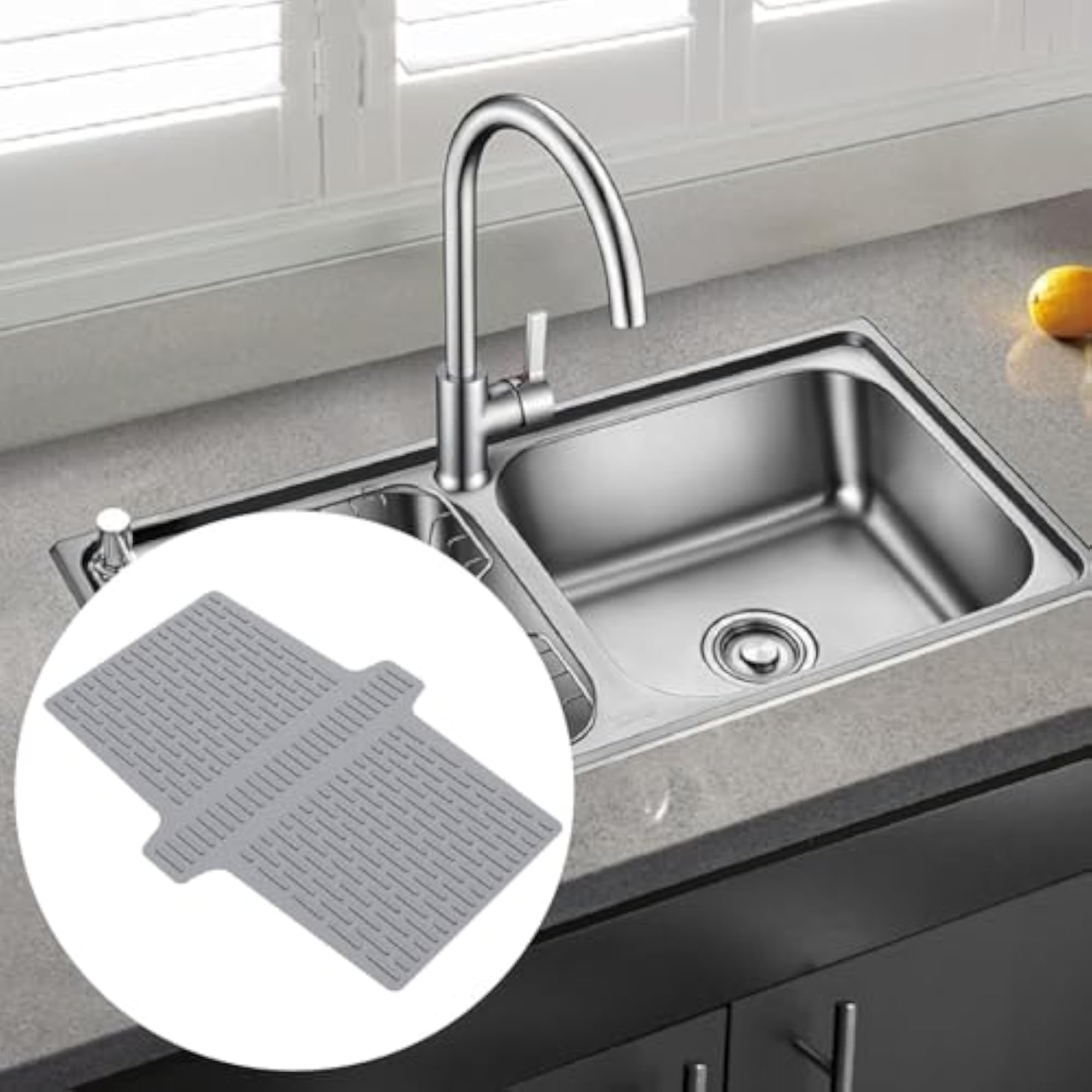 Kitchen Sink Saddle Protector Silicone Mat