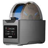 Elegoo H1 HT Filament-Trockner,85 °C Hochtemperaturtrocknung,Rotierende Spule für gleichmäßiges Trocknen,Automatische Feuchtigkeitsentlüftung,für PLA, PETG, TPU, ABS und ASA