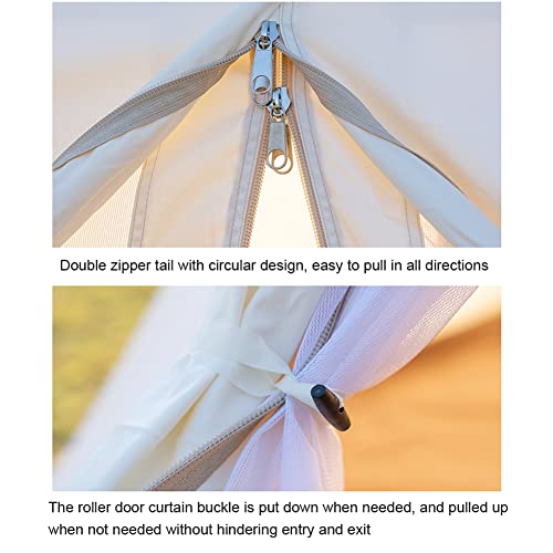 Carpa Outdoor impermeable tipo teepee para camping miniatura 2