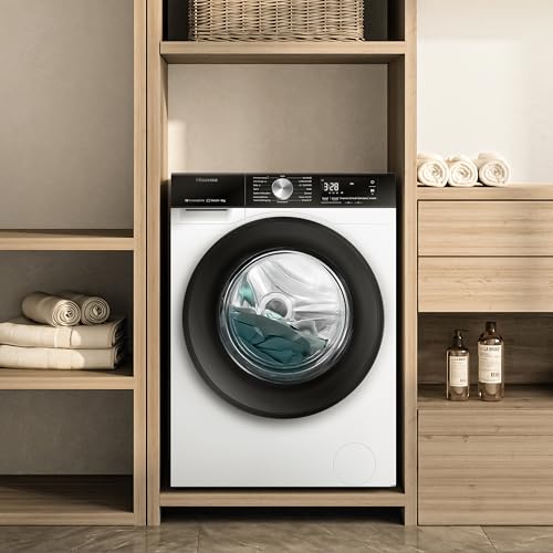 Hisense Hisense WF3S8043BW3 Waschmachine mit Dampffunkunktion, 8 kg, 1400 U,min, WIFI, ConnectLife, Power JetWash, Anti-Allergie Programm, Aqua Stop, Auto Wash, Quick Wash, EEK A-30 Prozent - Zusatzansicht 16 | Frontlader-Waschmaschinen