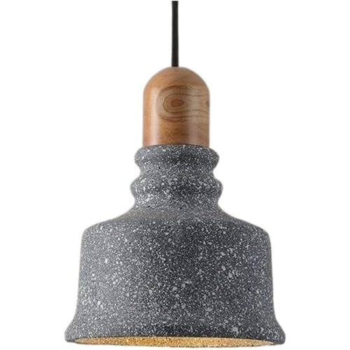 Chandelier industriel E27 béton suspension plafond cuisine