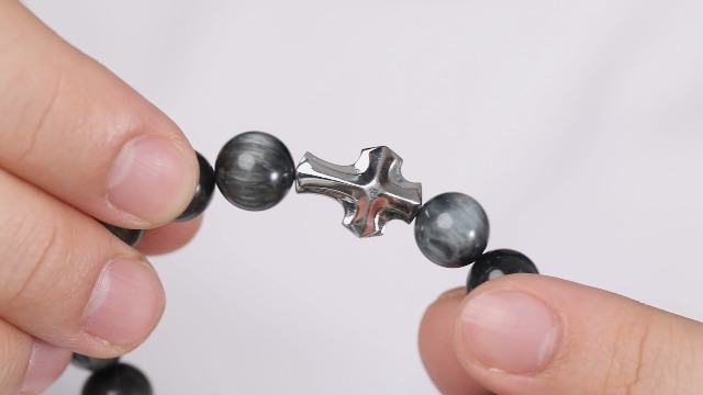 Pulsera AWNL de cuentas naturales para hombre miniatura 7