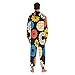 Yuiboo Vivid Gear BashAdults Funny One Piecing Pajamas for Women Hooded Lounge Wear with Hood