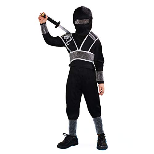 Preisvergleich Produktbild EraSpooky Ninja Attentäter Kostüm Faschingskostüme Cosplay Halloween Party Karneval Fastnacht Kleid