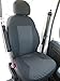 Durafit Seat Covers. Made to fit 2013-2024 Promaster Van Exact Fit Front Bucket Seat Covers, Black/Gray, armrest on Drivers only. Foam Back Quilted Inserts for Comfort.