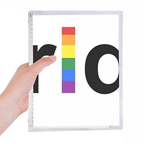 Carnet de notes à spirale LGBT rechargeable pour organiser vos écrits au quotidien