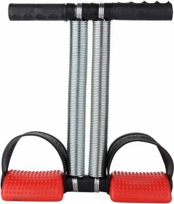 Shopeleven Professional Highly Elastic Steel Double Spring | Multipurpose Tummy Trimmer Ab Exerciser | Waist Exerciser | Abdominal Workout for Men & Women | belly fat exercise | Tummy fat burner | Home Gym Workout Equipment | Fitness Accessories (Red) 1pcs-image-32