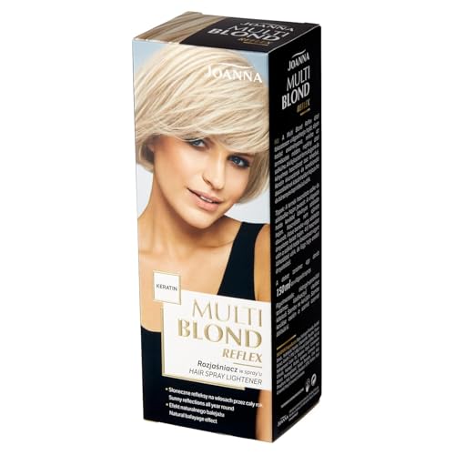 Joanna, spray schiarente per capelli, alla cheratina, Multi Blond Hair Reflex, 150 ml (etichetta in lingua italiana non garantita)
