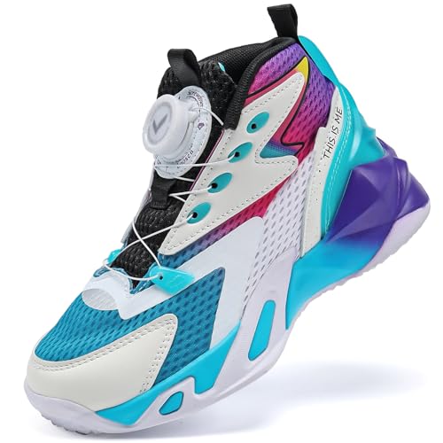 Boys Girls Sneakers Breathable Walking Athletic Basketball Tennis Sports Casual Shoes