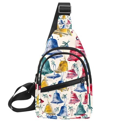 Mochila cruzada para evitar molestias de peso al correr y hacer senderismo