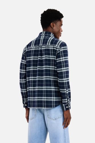 Image of SNITCH Men Casual Shirt | Regular Fit Full Sleeve Button-Down Collar Buffalo Check Pattern | Premium Cotton Blend & Breathable Fabric Outings