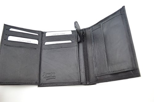 Men's Wallet Genuine Leather Card Slots ID Holder Middle Pocket Long Style New3