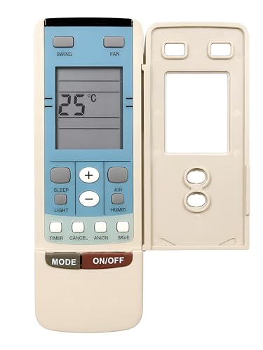 Image of Upix AC Remote No. 112 (No Backlight), Compatible /Replacement for Onida AC Remote Control (Exactly Same Remote Will Only Work)