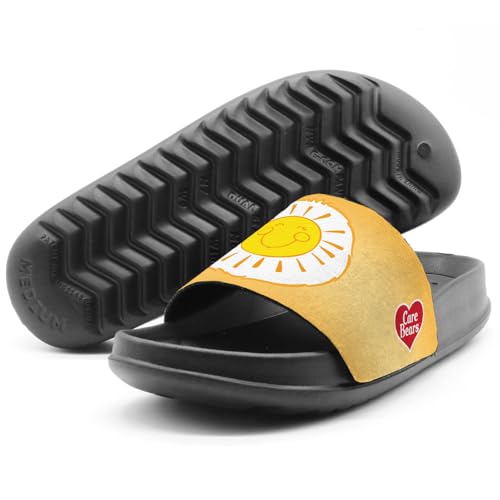 Popfunk Care Bears Funshine Bear Unisex Adult Slides Sandals Officially Licensed Hypd Slydr Switch™4
