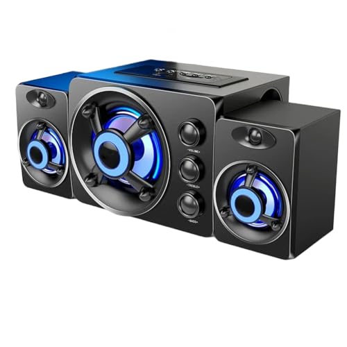 Barre de son TV HiFi stéréo 3D avec LED et connexion Bluetooth ou filaire
