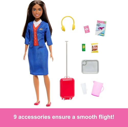 Barbie Muñeca Hostess con Accesorios miniatura 2