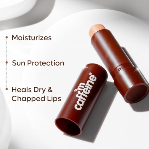 mcaffeine Lip Balm With Spf 20+ For Dry & Chapped Lips|Choco Lip Balm For 24 Hour Moisturization With Sun Protection|Lip Balm With Cocoa Butter &... - Image 5