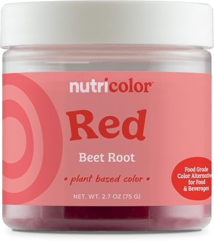 Nutricost Red Plant Based Food Coloring From Beet Root Powder (75 Servings)