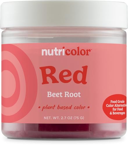 Nutricost Red Plant Based Food Coloring From Beet Root Powder (75 Servings)