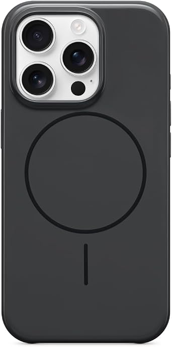 يدق iPhone 16 Pro Case مع MagSafe والتحكم في الكاميرا ، غطاء واقي مقاوم للخدش ، سليم فيت ، بطانة ألياف دقيقة - منتصف الليل الأسود