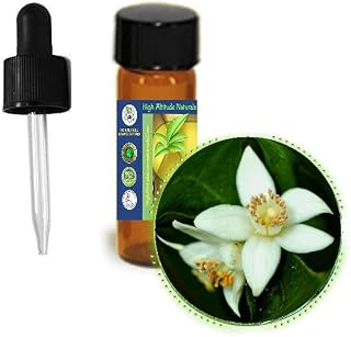 3.7ml (1/8oz) Neroli (Citrus Aurantium, Orange Blossom) Essential Oil - 100% Pure, Undiluted, Uncut for Skin Care, Aromatherapy, Massage