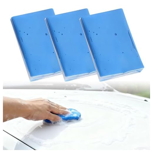 3 Stück Reinigungsknete Auto,Auto Knete Reinigung,Lackreinigungsknete,Hochwertige Autos Reinigungsmasse zur Lackpflege und Felgenreinigung,Autolack Detaillierung Reiniger,Blue Car Clay Bar,100g Jede