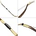 ZSHJGJR Archery Traditional Longbow Handmade 20-40lbs Recurve Bow One-Piece Hunting Bow Horse Bow for Outdoor Shooting Target Practice (Brown, 35lbs)