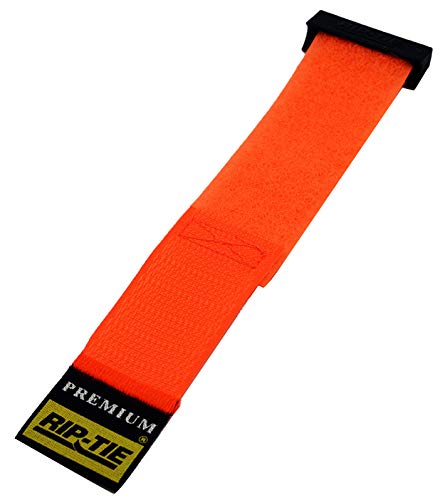 RIP-TIE 25.4mmX241.3mm リップロック ケーブルラップ ネオンオレンジ 1パック