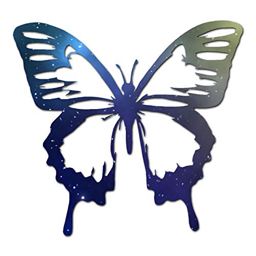 Image of Decorative Decal - Butterfly Monarch 4 inch x 3.75 inch - Galaxy - Vinyl Sticker
